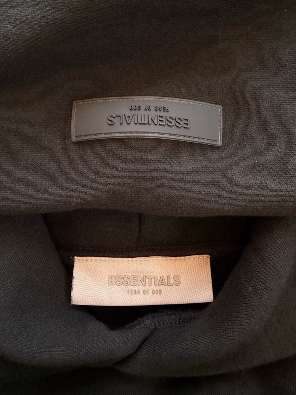 Fear of God ESSENTIALS Hoodie in Olive - Picture 4 of 7
